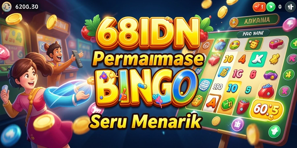 Tampilan gameplay yang seru dalam 68IDN - permainan Bingo.