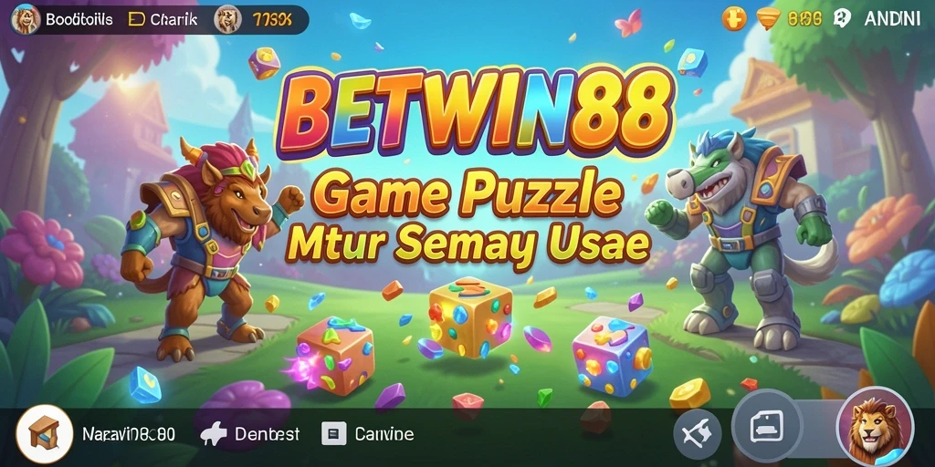 Screenshot gameplay BETWIN88 yang menampilkan teka-teki menantang.