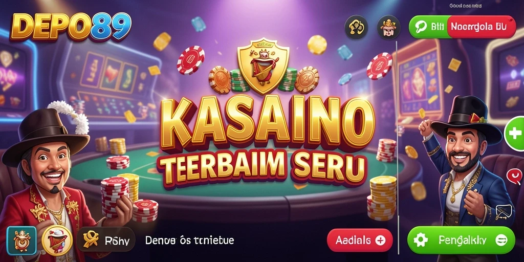 Screenshot utama DEPO89 menampilkan pengalaman bermain Kasino yang menegangkan.
