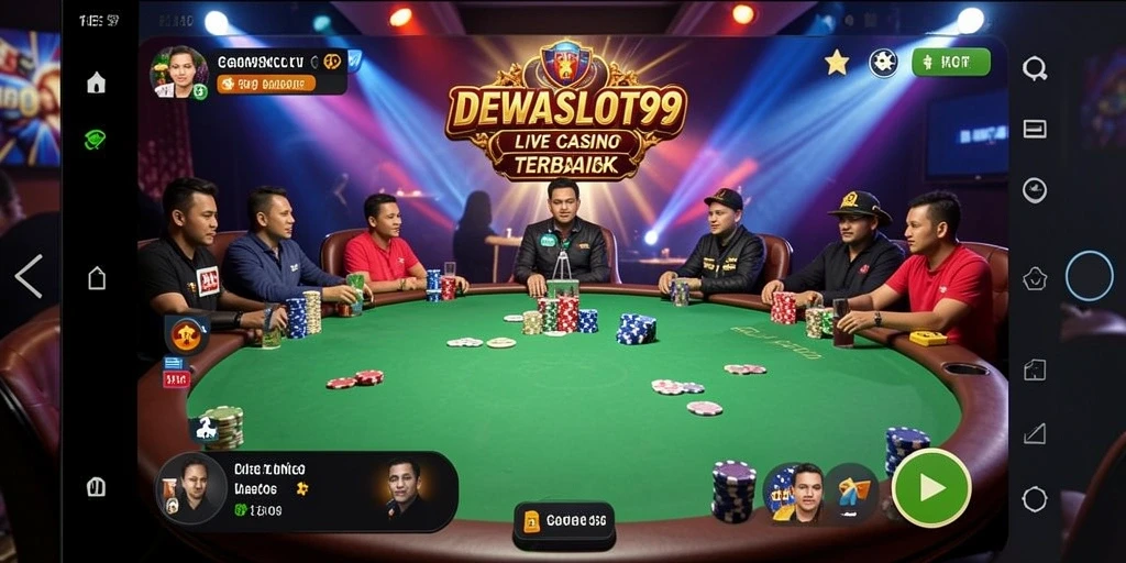 Gameplay menarik DEWASLOT99 di Live Casino dengan dealer profesional.