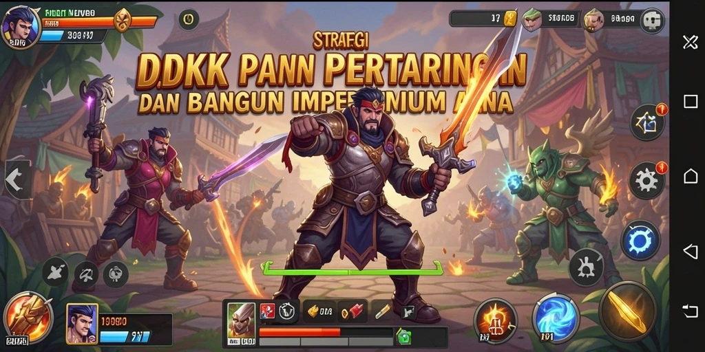 Tampilan gameplay DKK yang penuh strategi dan kolaborasi.