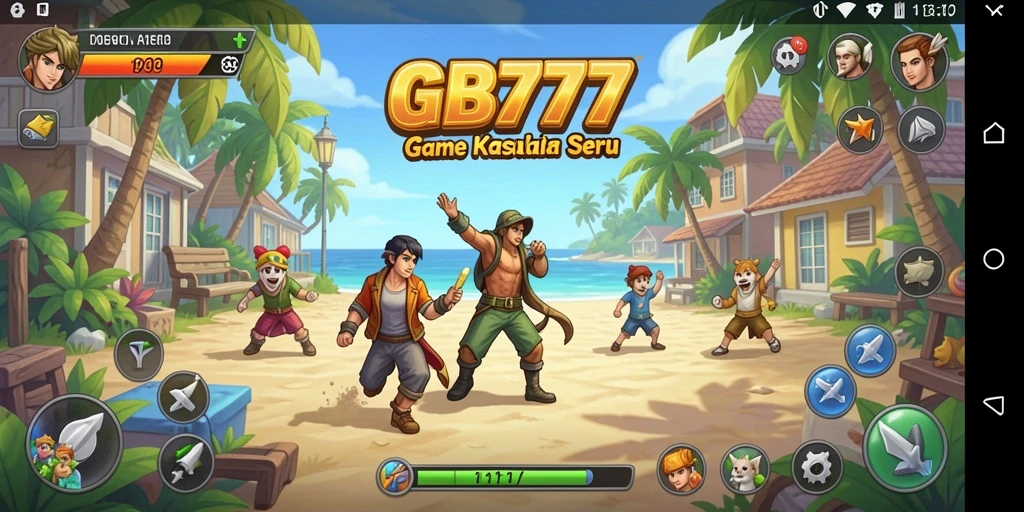 Screenshot gameplay GB777 menunjukkan keseruan dalam setiap level.