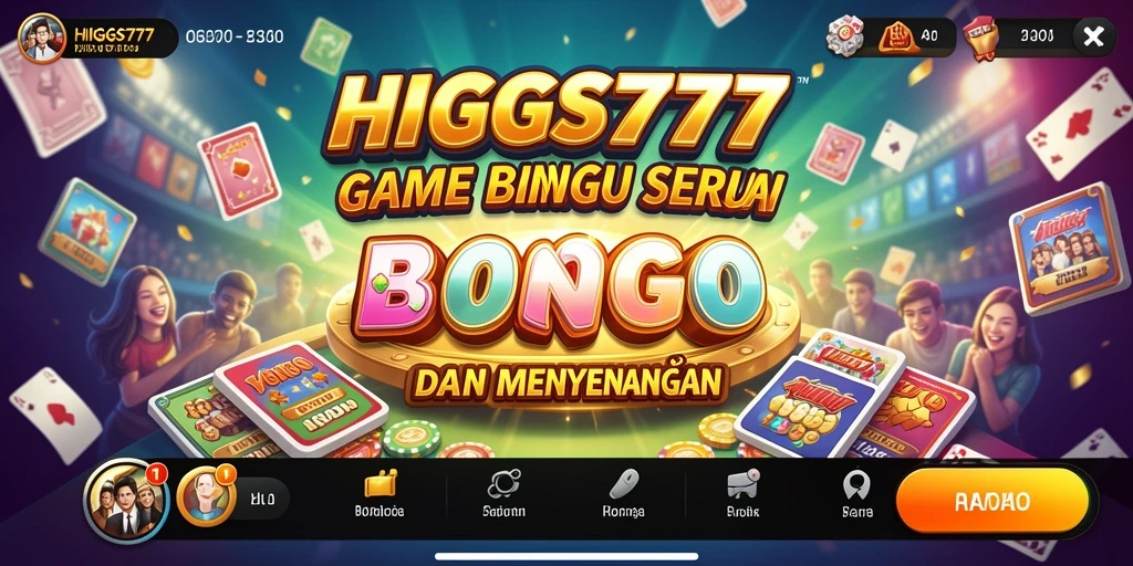 Tampilan gameplay HIGGS777 yang menegangkan saat bermain Bingo.