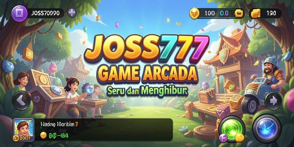 Tampilan gameplay seru dan mendebarkan dari JOSS777.