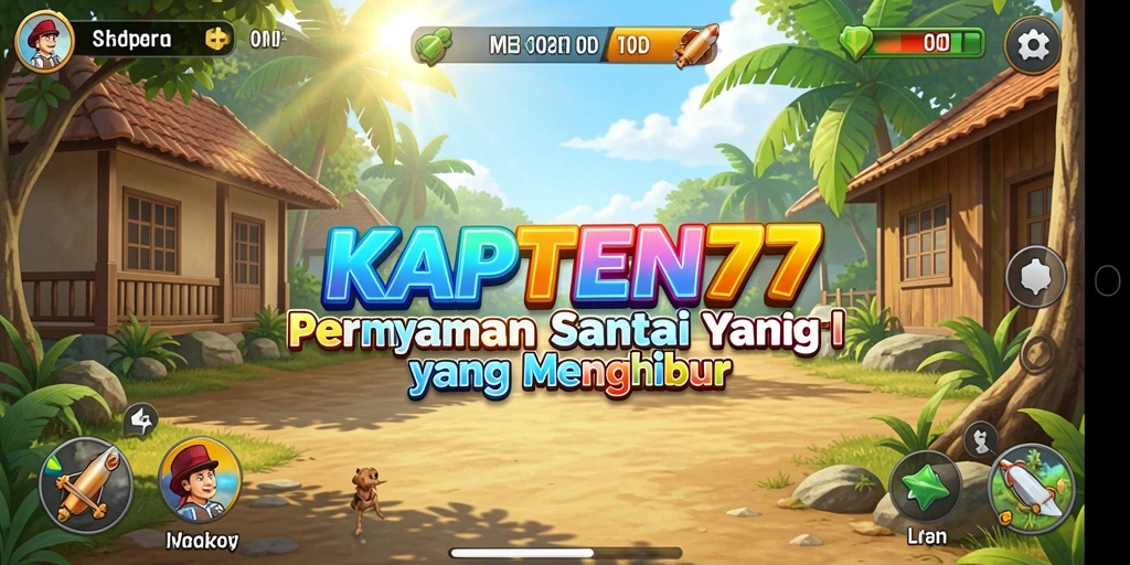 Tampilan menarik dari gameplay KAPTEN77 yang seru.