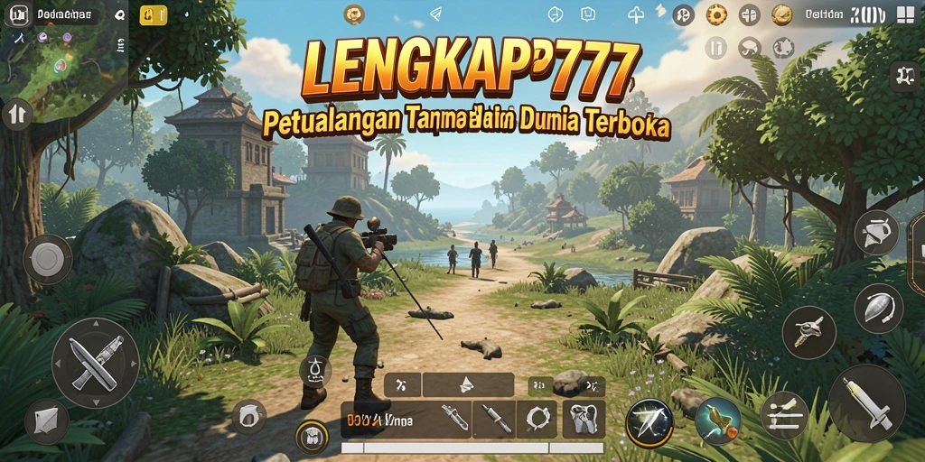 Tampilan gameplay LENGKAP777 dalam dunia terbuka yang menakjubkan.