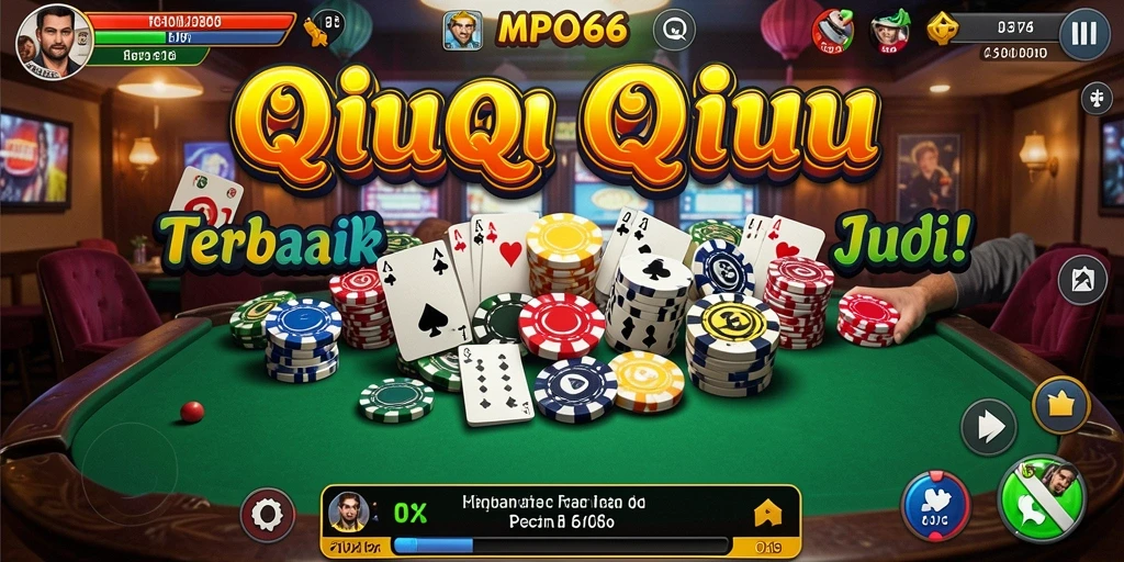 Screenshot MPO666 menampilkan aksi memainkan QiuQiu yang menarik.
