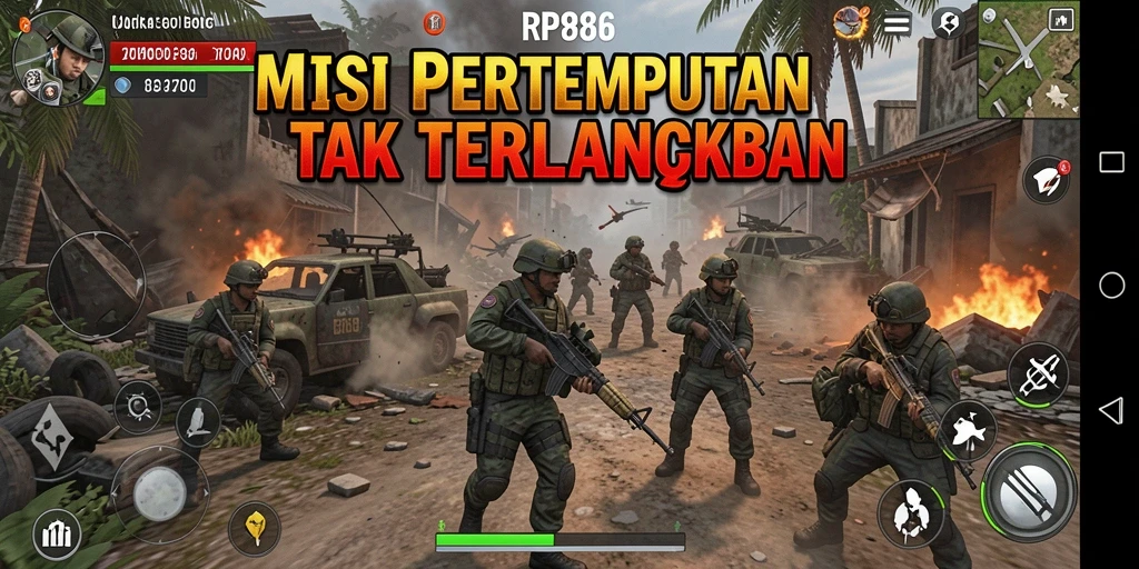 Gameplay menegangkan di RP886 dengan grafis menawan.