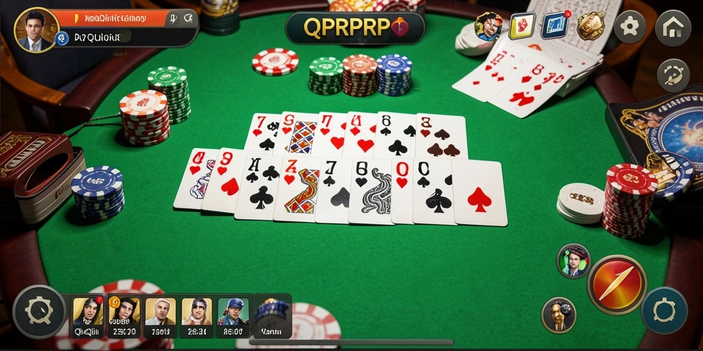 Tampilan gameplay QiuQiu yang menarik dan interaktif.