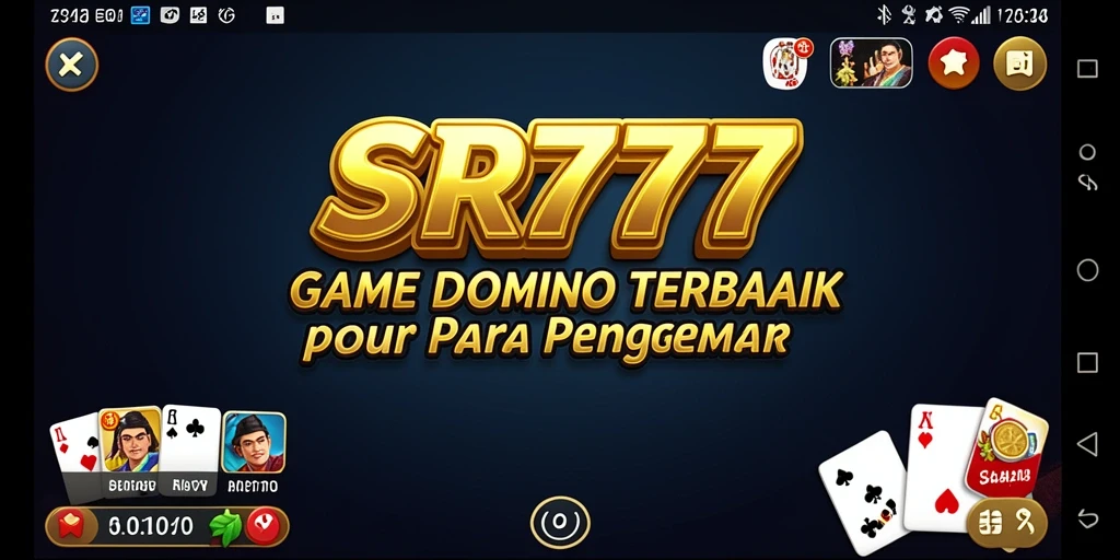 Screenshot SR777 menampilkan pemain yang sedang menikmati permainan Domino.